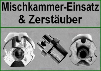 Mischkammer-Einsätze/ Zerstäuber