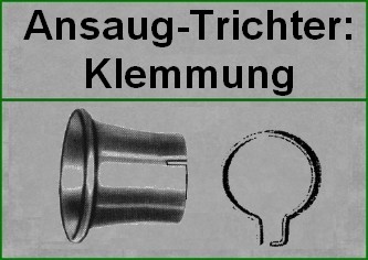 Ansaugtrichter mit Klemm-Anschluss (ST)