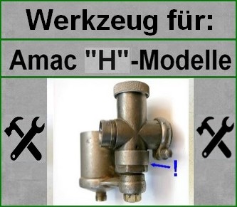 Werkzeuge Amac "H"