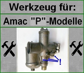 Werkzeuge Amac "P"