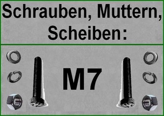 M7 ROMET SCHRAUBEN SCHRAUBE