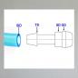 Preview: Rundkopf-Schlauchtülle 5mm (für Schlauch 3-4,5mm innen)