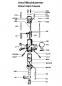 Preview: DPÜW---Deckelplatten Überwurf gross Amal, vernickelt, zölliges Gewinde  === top screw for amal carbs 6/... 76/... and 276/...