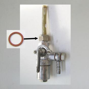 Benzinhahndichtung, Dichtung für Benzinhahn: Fiberdichtring f. Hahn mit Überwurfmutter M16x1