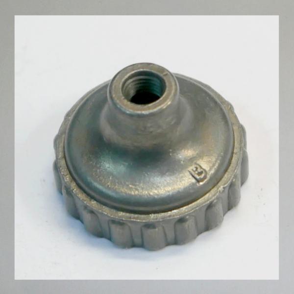 (21-160) Deckelplatte (Zugdeckel) für Bing Vergaser mit angegossener Schwimmerkammer und 19 oder 20mm Durchlass (Gebraucht)
