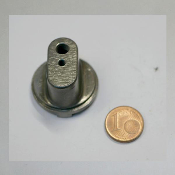 Deckelplatte (Zugdeckel: 1 Zug) klein, Zink---cable top, small, zinc, 1 cable