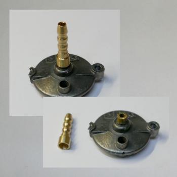 Reparatur-Schlauchstutzen 6mm für Bing Schwimmerkammer-Deckel