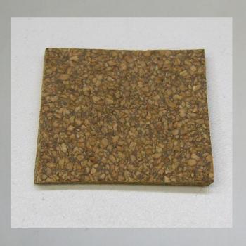 Korkdichtung-Platte zum selbst Stanzen oder Schneiden in 3,0mm Stärke (100x100mm)  ((Sparpack: 5 Stück/ 5pcs))