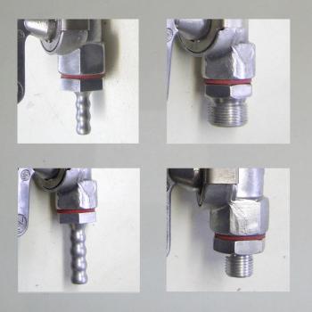 Benzinhahn AW "Systemhahn": 2-Filterhahn---tankseitig M14x1,5 - LANGGEWINDE!