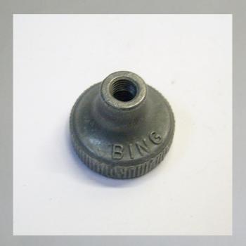 (21-120) Deckelplatte (Zugdeckel) für Bing Vergaser m angegossener Schwimmerkammer und 12, 14, 16mm Durchlass (Gebraucht)