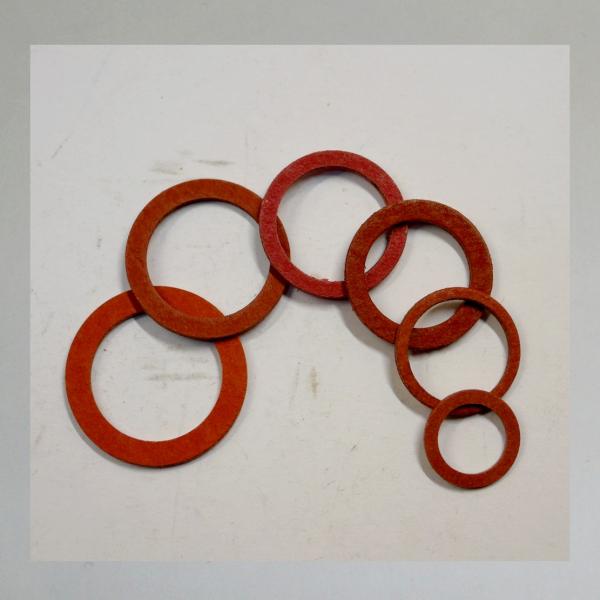 Fiber Dichtungsring 8x12mm ((Sparpack: 5 Stück/ 5pcs))