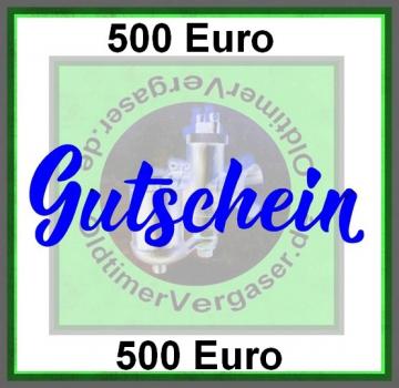 Geschenk-Gutschein: 500 Euro
