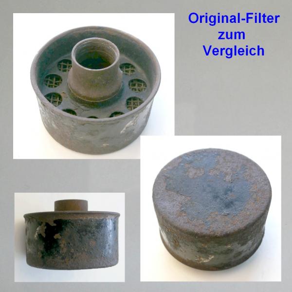 Zündapp K800 Luftfilter, Gewinde M35x1, für Bing Vergaser