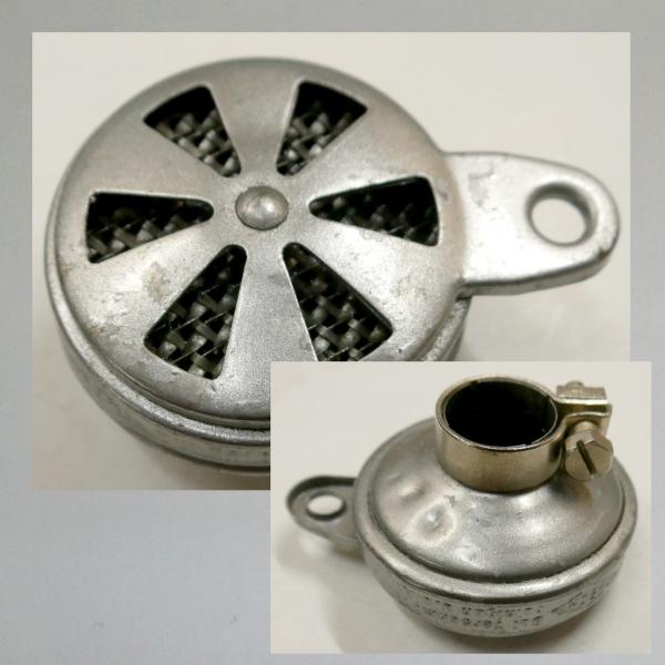 NSU Lambretta Luftfilter, original, gebraucht---anthrazitfarbig lackiert---