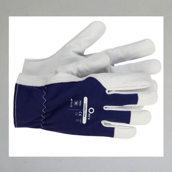Handschuhe aus echt Leder, gut geeignet für handfeste Arbeiten---Grösse 9---