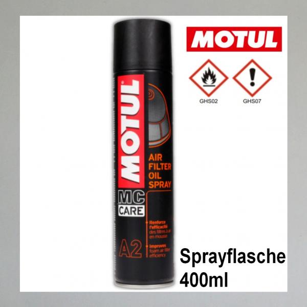 Luftfilter-Öl von Motul: 400ml Sprayflasche
