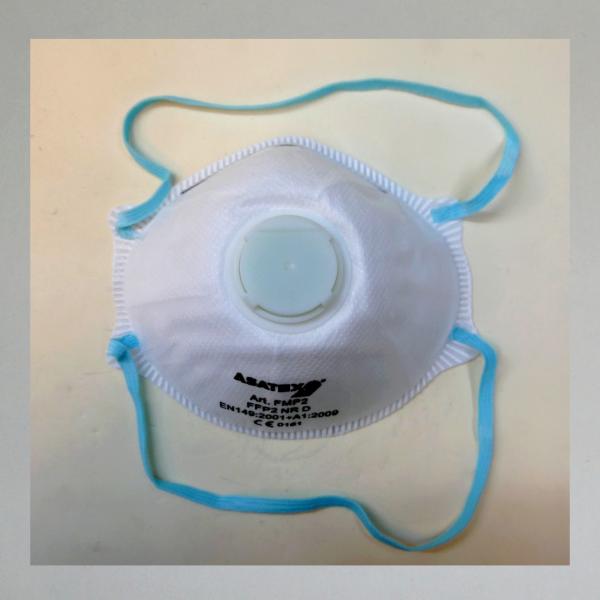 Feinstaubmaske Schutzmaske Atemschutz Arbeitsschutz Staub Maske (FFP2 NR D)---2 Stück---