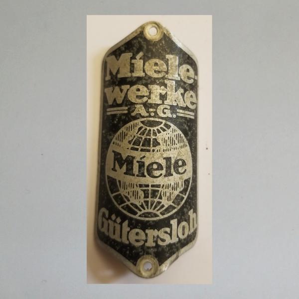 Steuerkopfschild für Miele Fahrrad Gütersloh