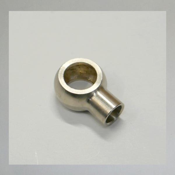 Ringstück (Banjo) zum anlöten,  Innenmaß Ring 12mm, für 6mm Leitung