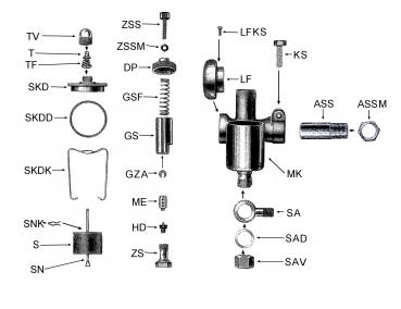 GSF----Gasschieberfeder für Sachs 74 (B) Vergaser