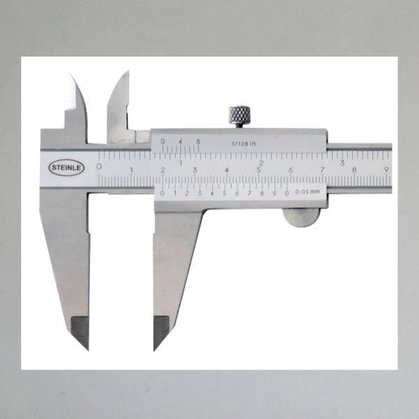 Schieblehre/ Messschieber Steinle, Standartmodell, 150mm, metrisch und zöllig ablesbar