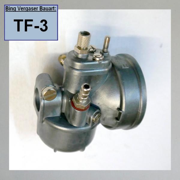 Bing-Vergaser Dichtungssatz für Mofa, Moped mit 8, 9, 10, 11, 12 mm Durchlass und zentralem Schwimmer (TF-3, TF-4)