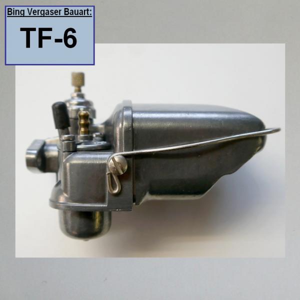 Bing-Vergaser Dichtungssatz für Sachs 50 (Buckelchen), normale Ausführung (TF-6, TF-27, TF-30)