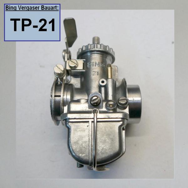 Düsensatz ohne Nadeln für Bing Vergaser Typ 21 (21/20/...) für Kleinkrafträder (TP-21)