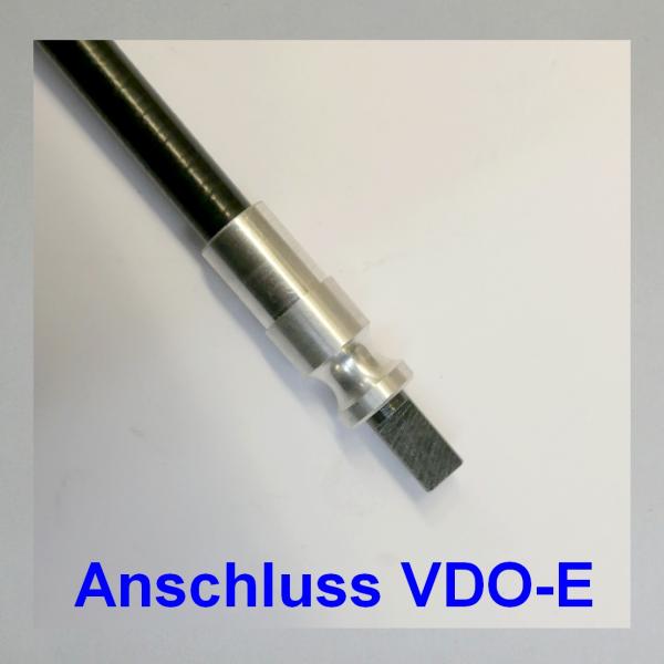 Tachowelle anfertigen nach Angabe: Standard-Anschlüsse/ schwarz/ bis 1000mm (1 Meter)