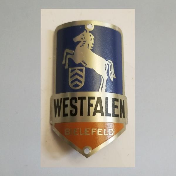 Steuerkopfschild für Westfalen Fahrrad Bielefeld