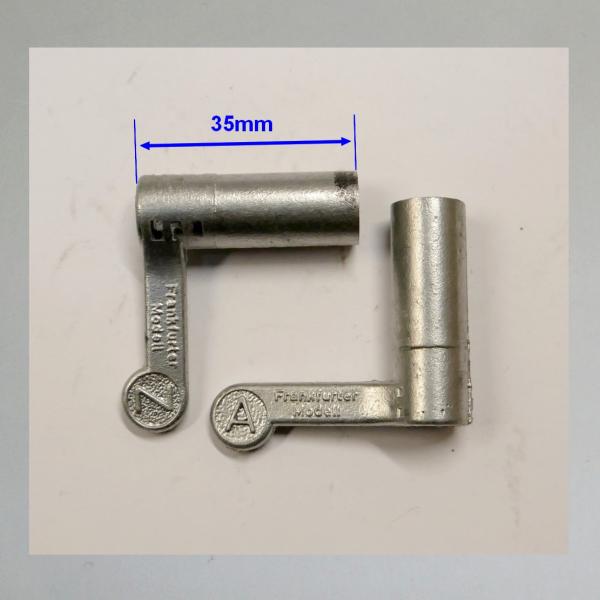 Verlängerter Drehschieber-Knebel für AW-Frankfurter Modell, zB für Zündapp S-Modelle udn andere (Länge 35mm)