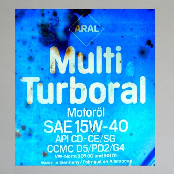 Motoröl Aral "Turboral" SAE 15W40---1 Liter---