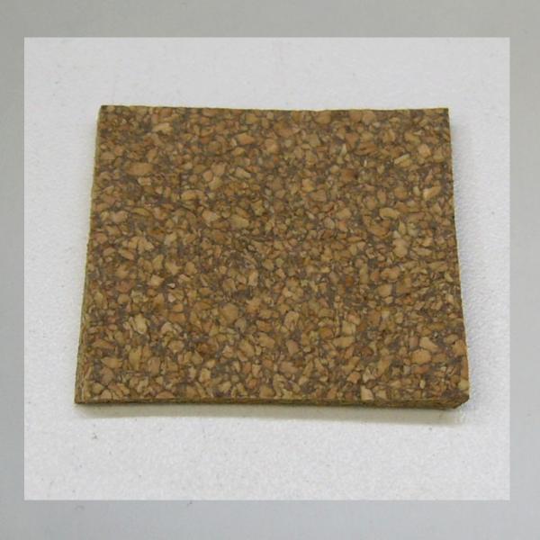 Korkdichtung-Platte zum selbst Stanzen oder Schneiden in 2,0mm Stärke (100x100 mm)  ((Sparpack: 5 Stück/ 5pcs))