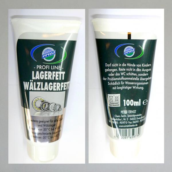 Lagerfett, Wälzlagerfett, Fett, mittelkonsistent in Tube 100ml