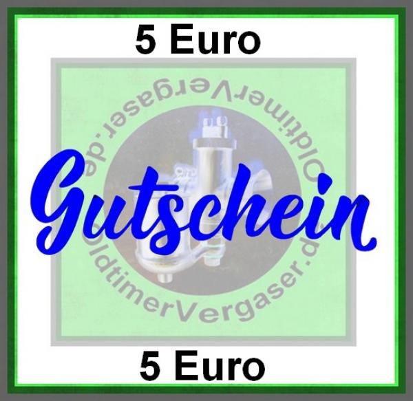 Geschenk-Gutschein: 5 Euro