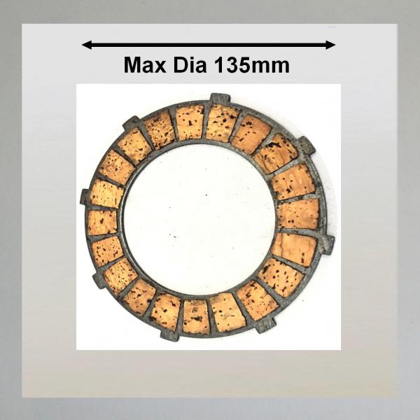 Kupplungsscheibe neu mit Kork belegen---(Durchmesser bis 135mm)---Victoria KR20, 25, 35, Getrag, Hurth und andere