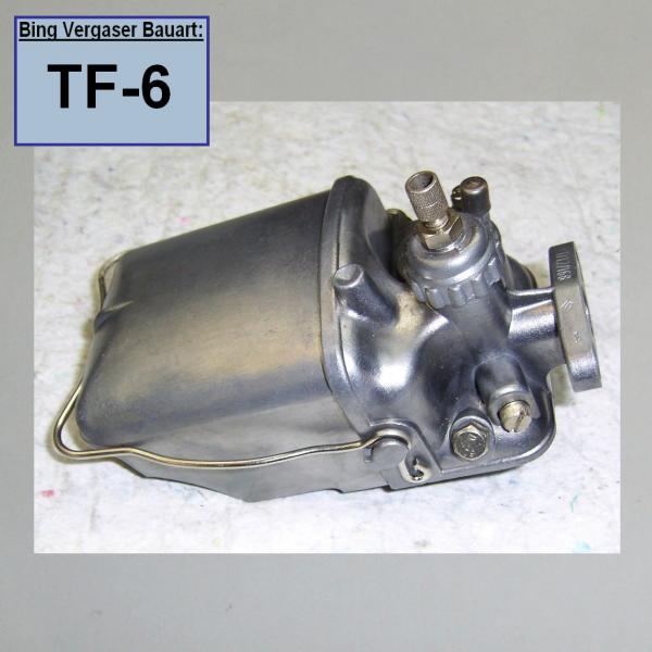 Bing-Vergaser Dichtungssatz für Sachs 50 (Buckelchen), normale Ausführung (TF-6, TF-27, TF-30)