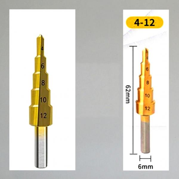 Stufenbohrer ("Tannenbaum") klein---4-12mm---