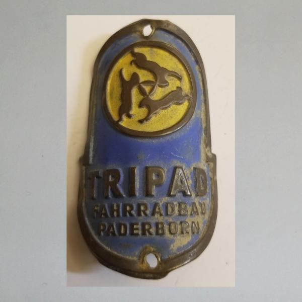 Steuerkopfschild für Tripad Fahrrad Paderborn